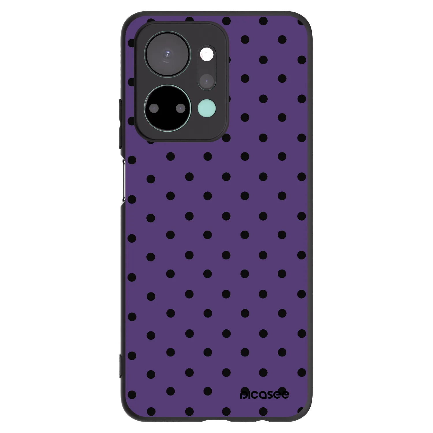 Picasee silikonski črni ovitek za Honor X7a - Flickers 2