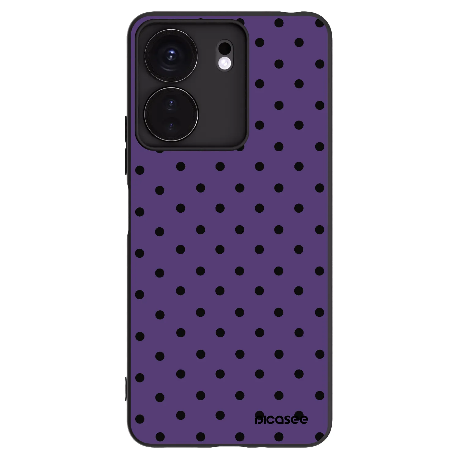 Picasee silikonski črni ovitek za Xiaomi Redmi 13C 4G - Flickers 2