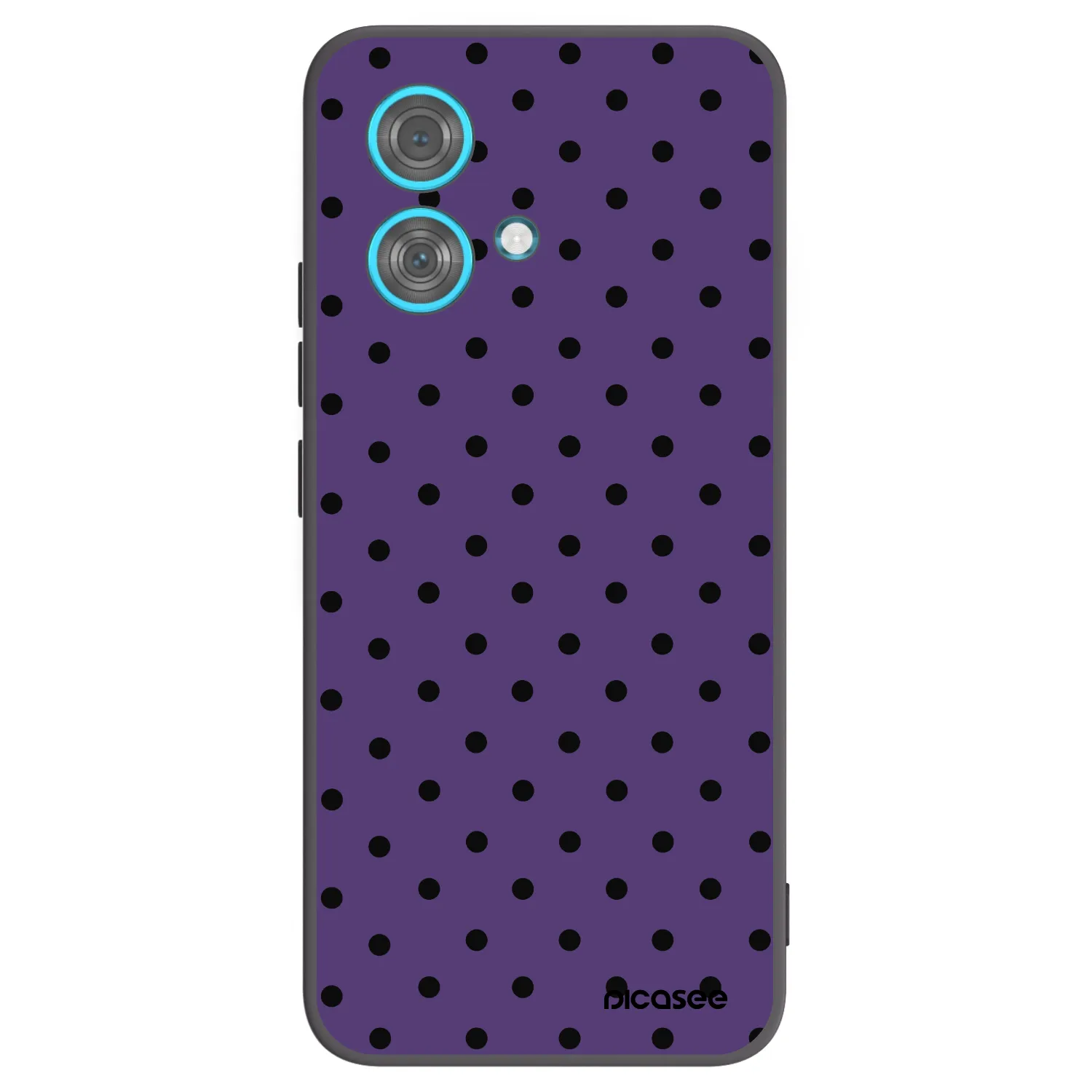 Picasee silikonski črni ovitek za Motorola Edge 40 Neo - Flickers 2