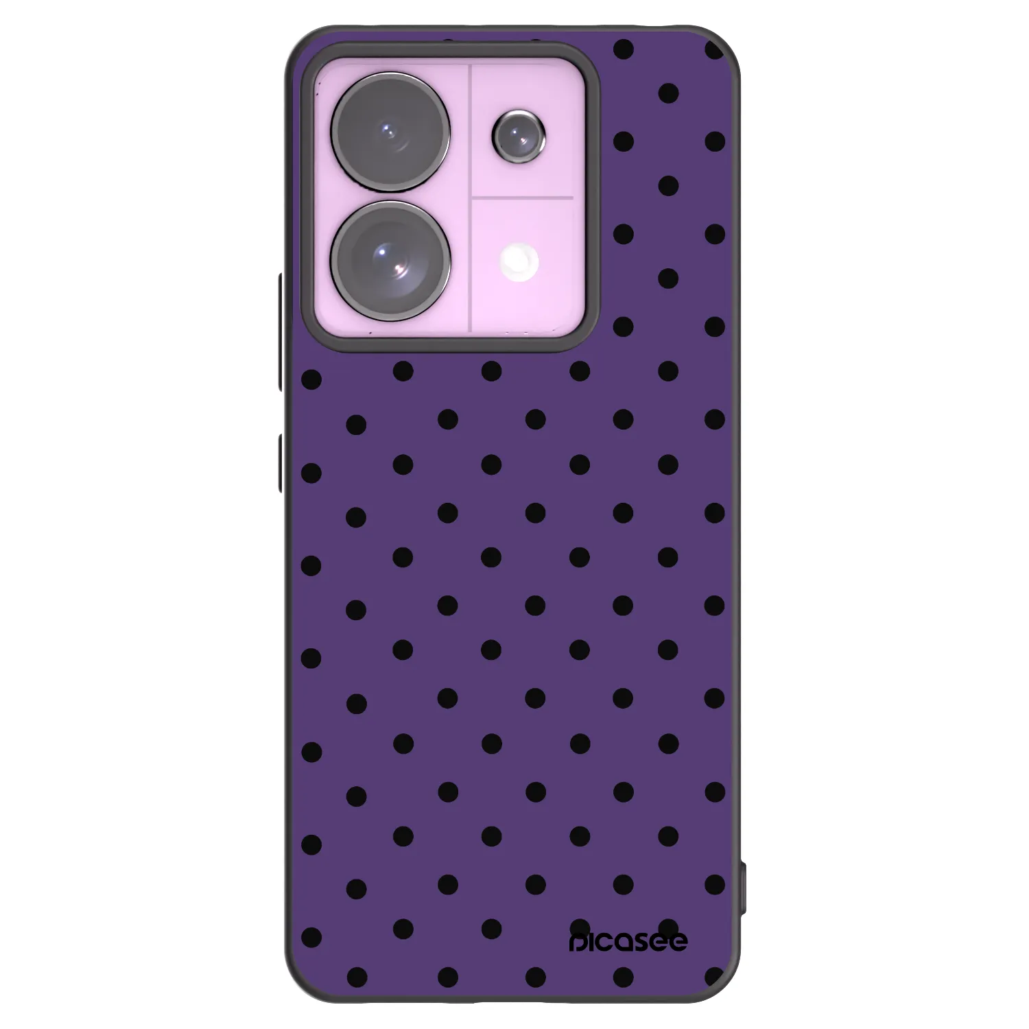 Picasee silikonski črni ovitek za Xiaomi Redmi Note 13 Pro 5G - Flickers 2
