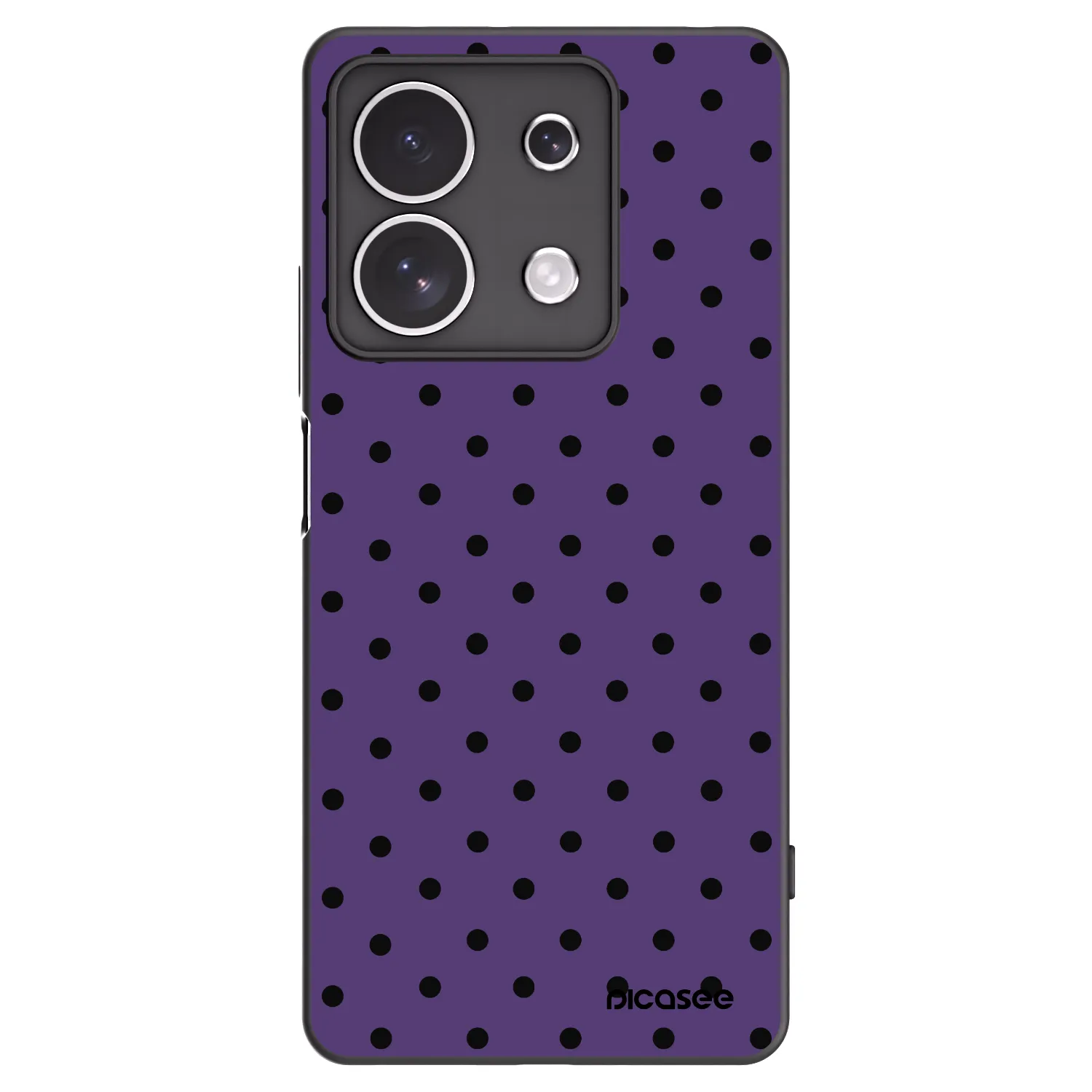 Picasee silikonski črni ovitek za Xiaomi Redmi Note 13 4G - Flickers 2