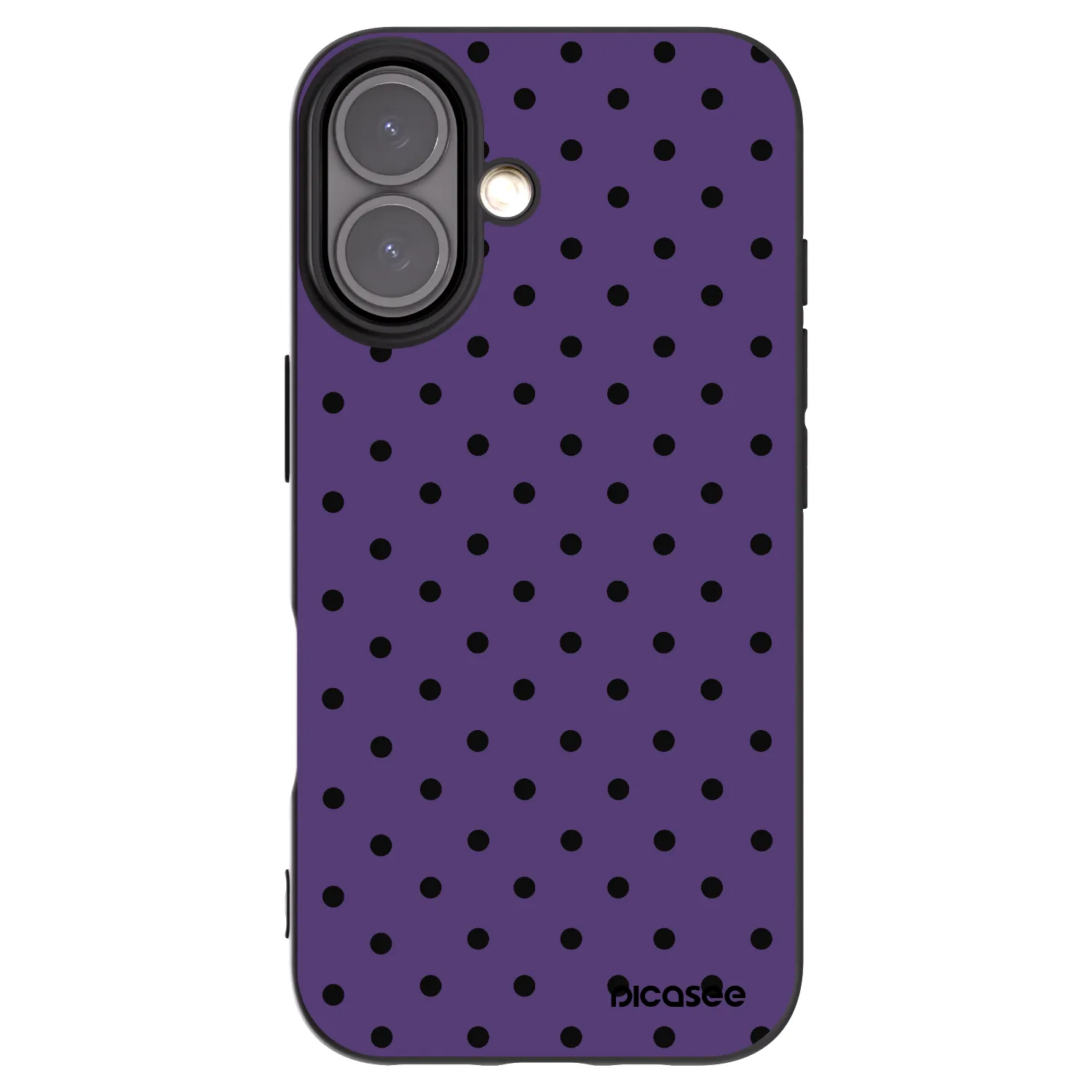 Picasee silikonski črni ovitek za Apple iPhone 16 - Flickers 2
