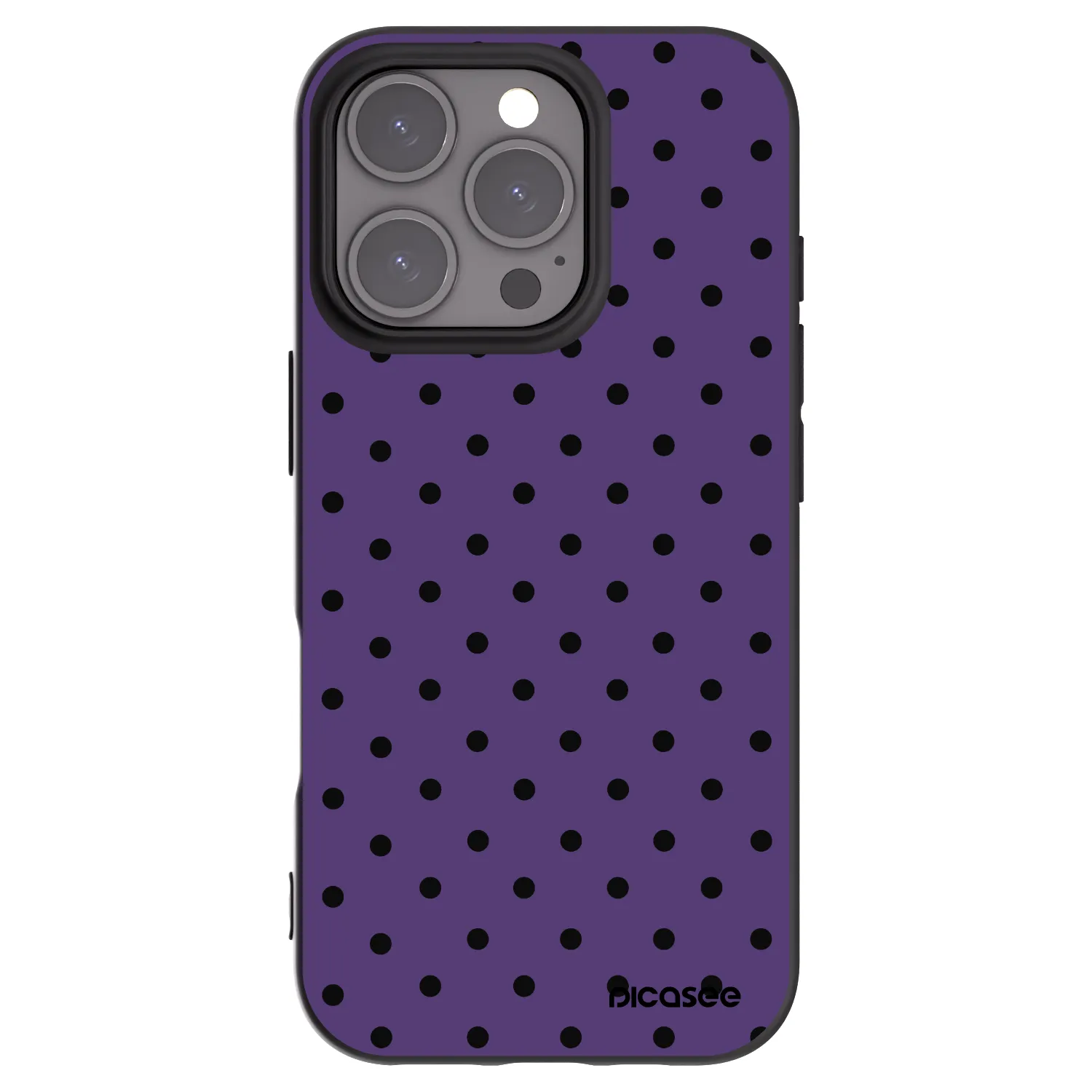 Picasee silikonski črni ovitek za Apple iPhone 16 Pro - Flickers 2