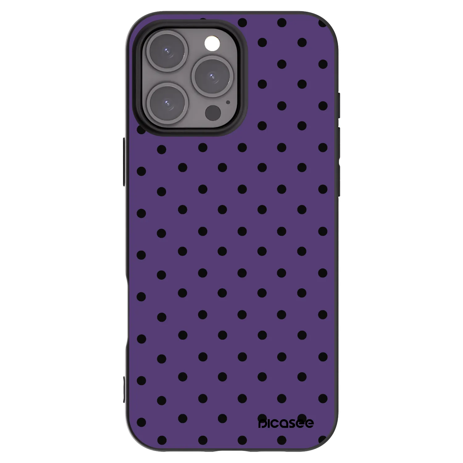 Picasee silikonski črni ovitek za Apple iPhone 16 Pro Max - Flickers 2