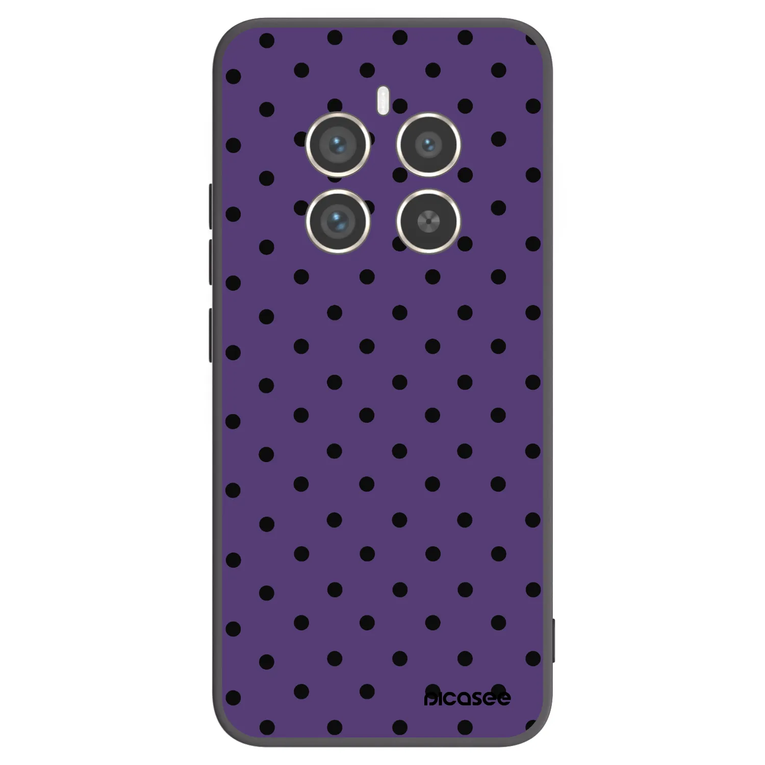 Picasee silikonski črni ovitek za Realme 12 Pro 5G - Flickers 2