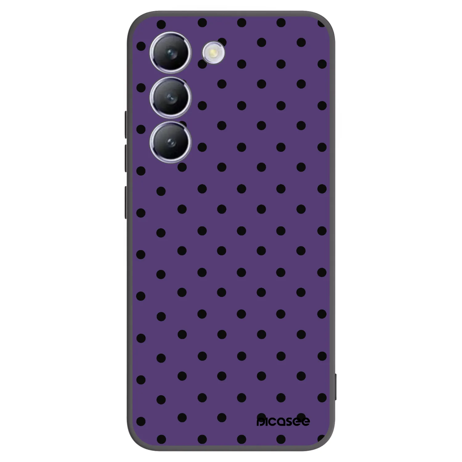 Picasee silikonski črni ovitek za Vivo V40 SE 5G - Flickers 2