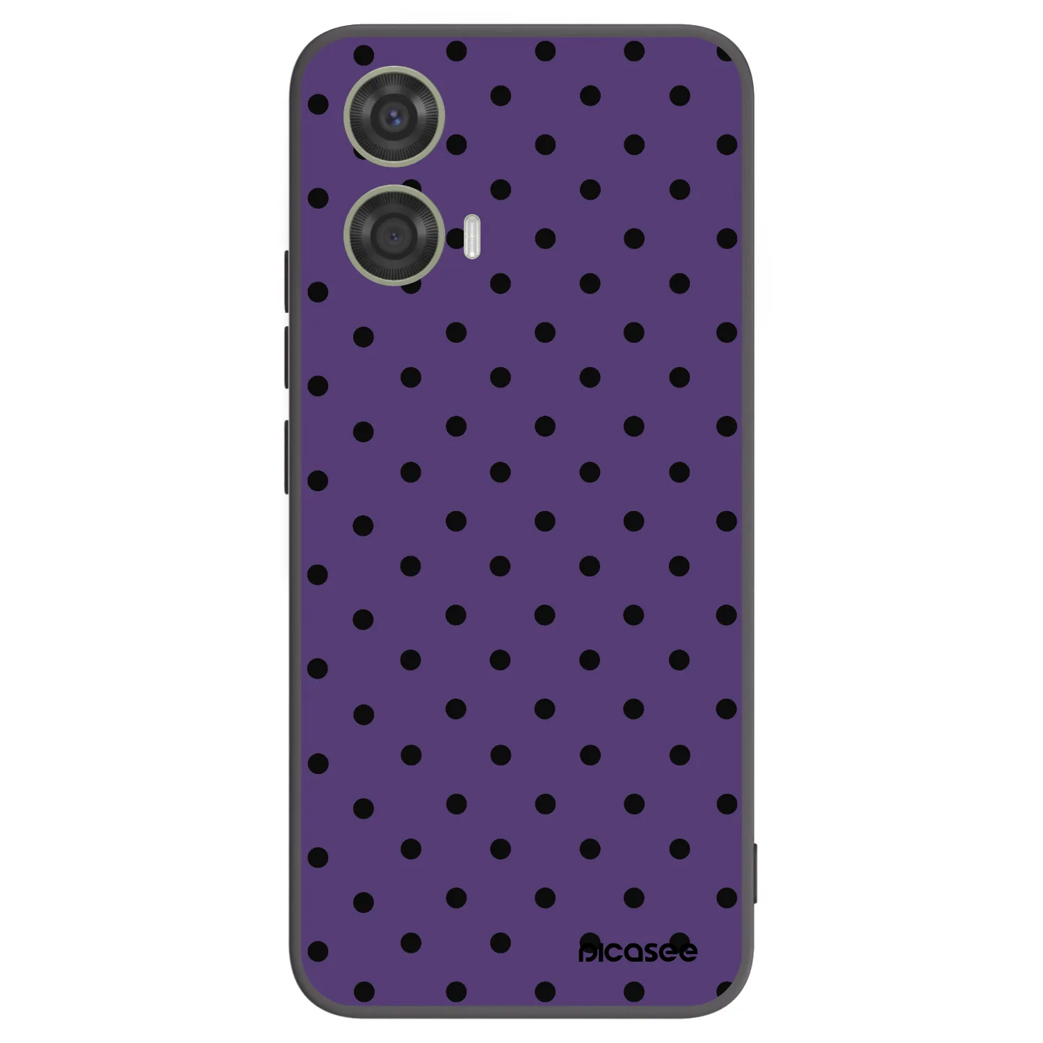 Picasee silikonski črni ovitek za Motorola Moto G24 - Flickers 2