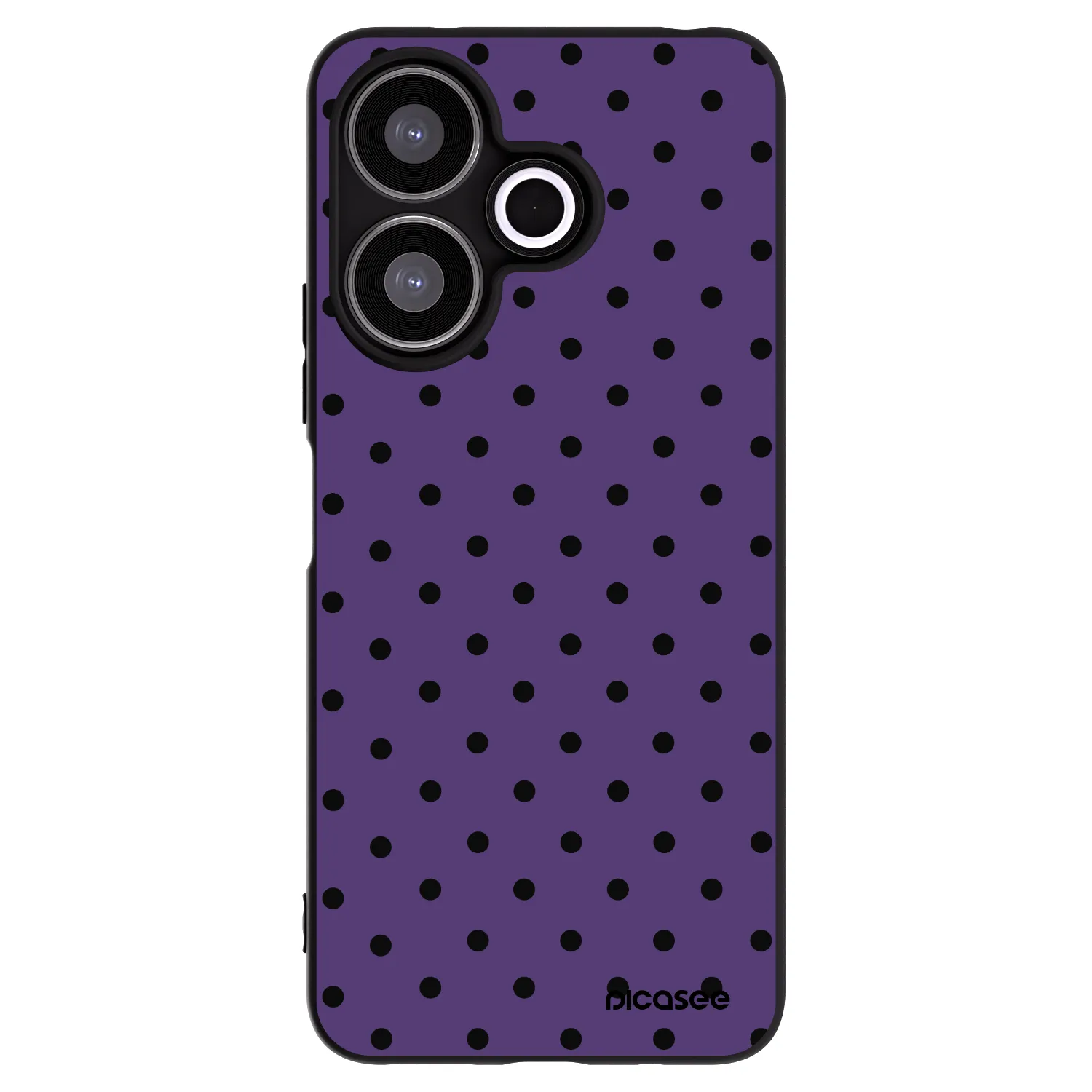 Picasee silikonski črni ovitek za Xiaomi Redmi 13 4G - Flickers 2