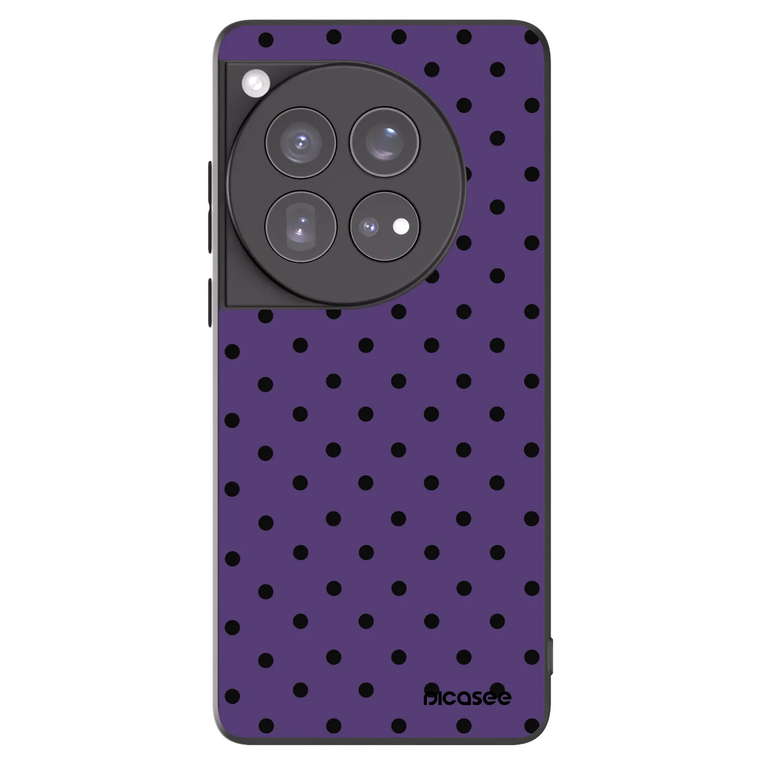 Picasee silikonski črni ovitek za OnePlus 12 5G - Flickers 2