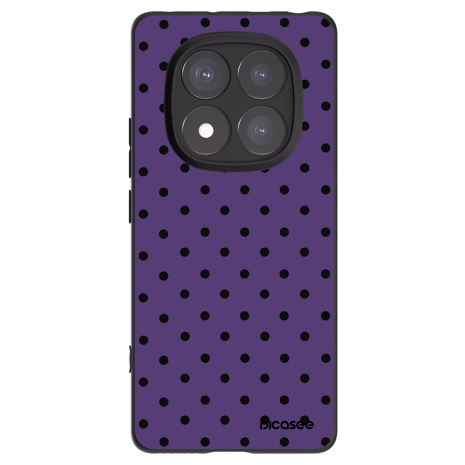 Picasee silikonski črni ovitek za Xiaomi Redmi Note 14 Pro+ 5G - Flickers 2