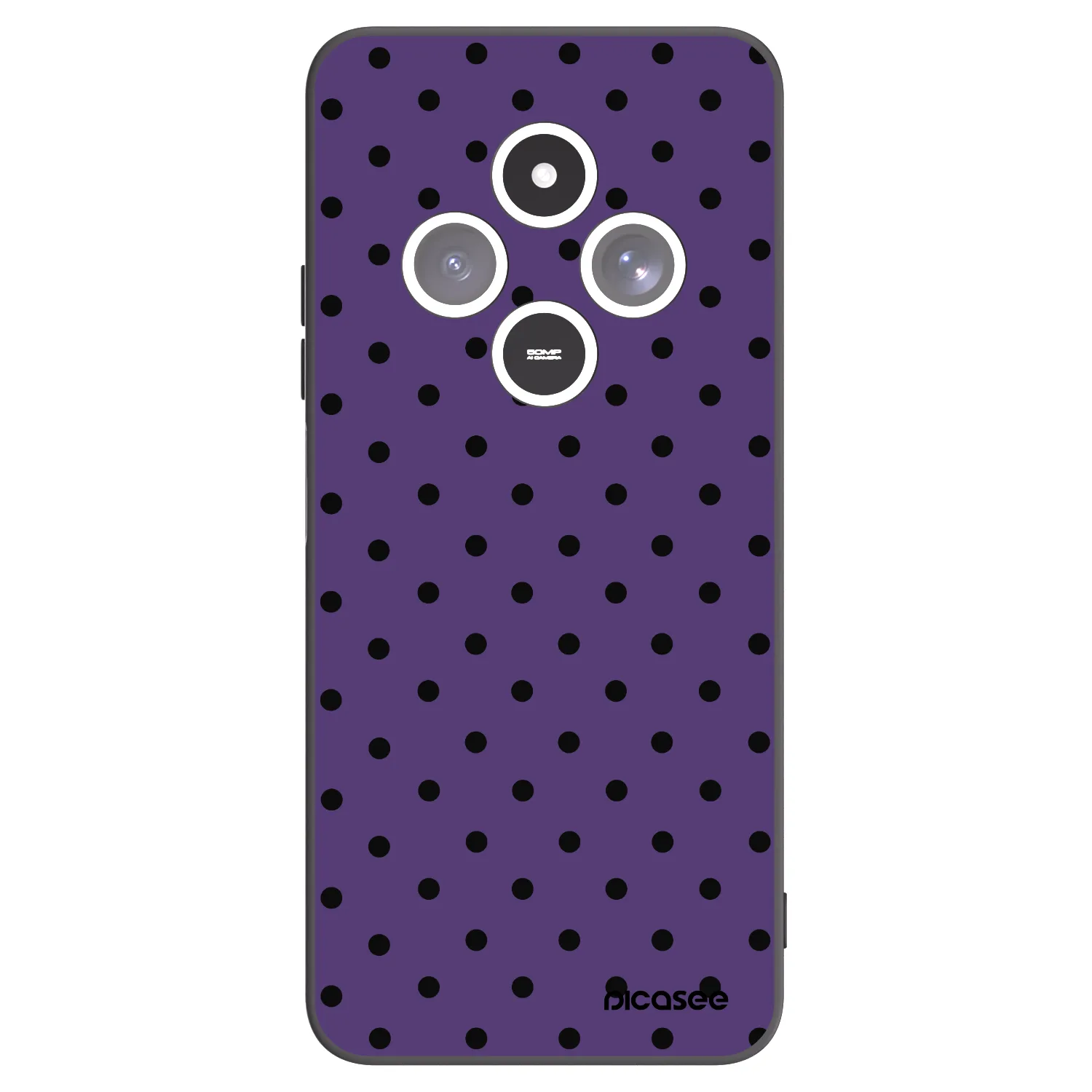 Picasee silikonski črni ovitek za Xiaomi Redmi 14C - Flickers 2