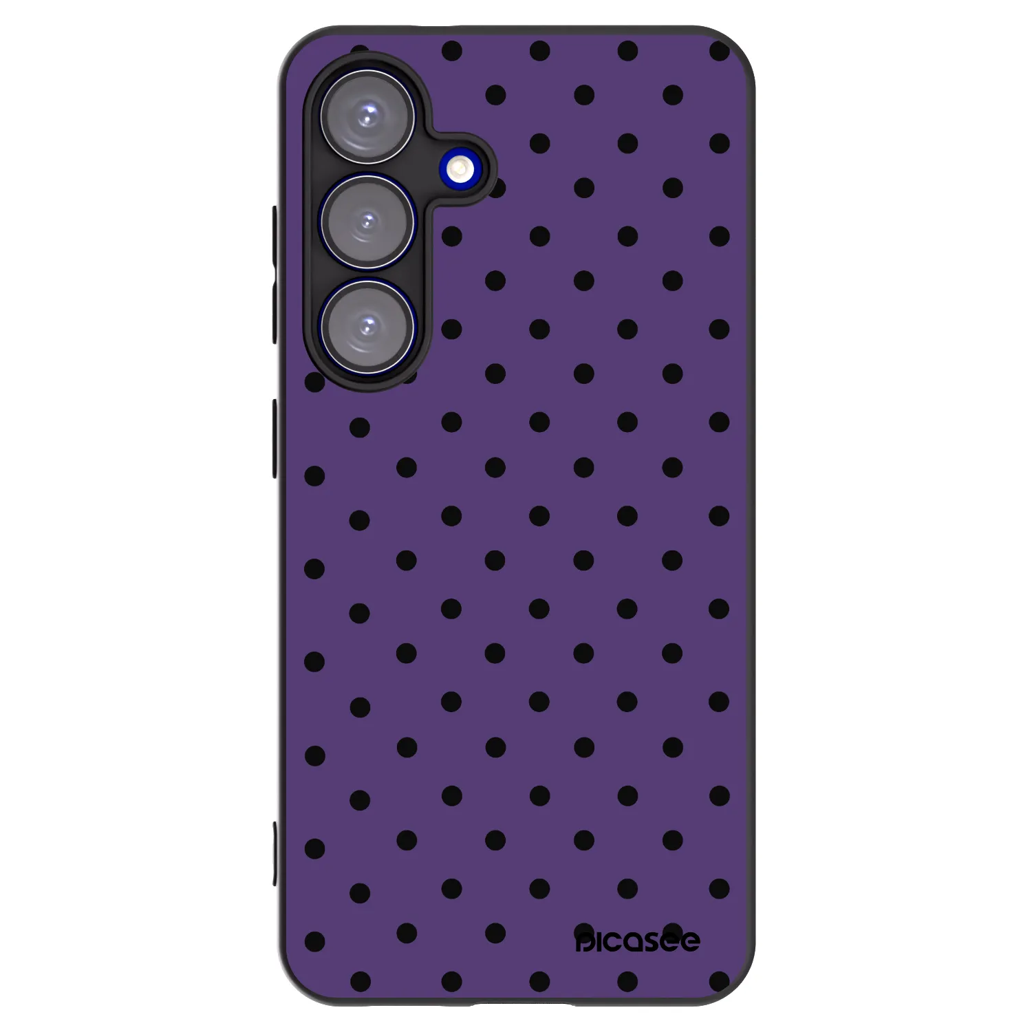 Picasee silikonski črni ovitek za Samsung Galaxy S25 5G - Flickers 2