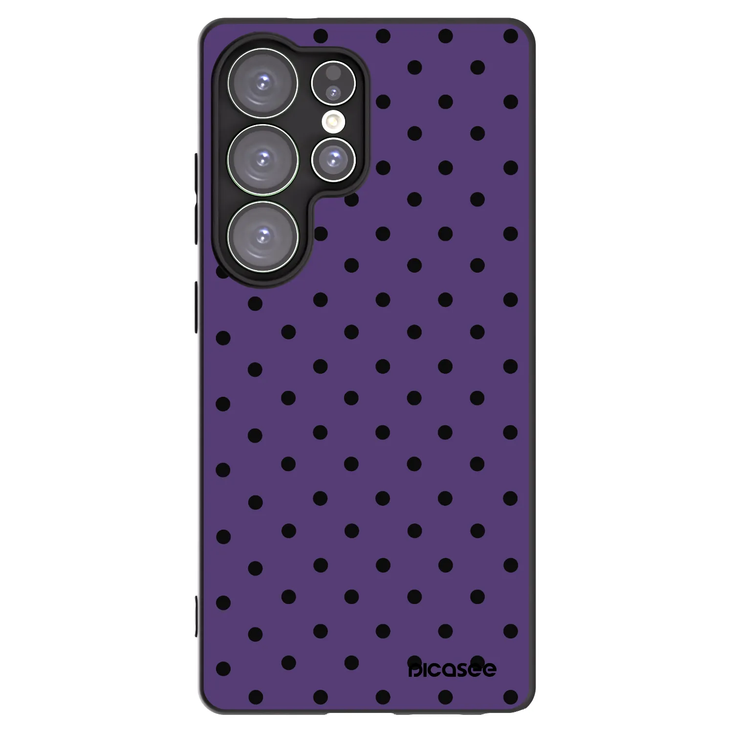 Picasee silikonski črni ovitek za Samsung Galaxy S25 Ultra 5G - Flickers 2