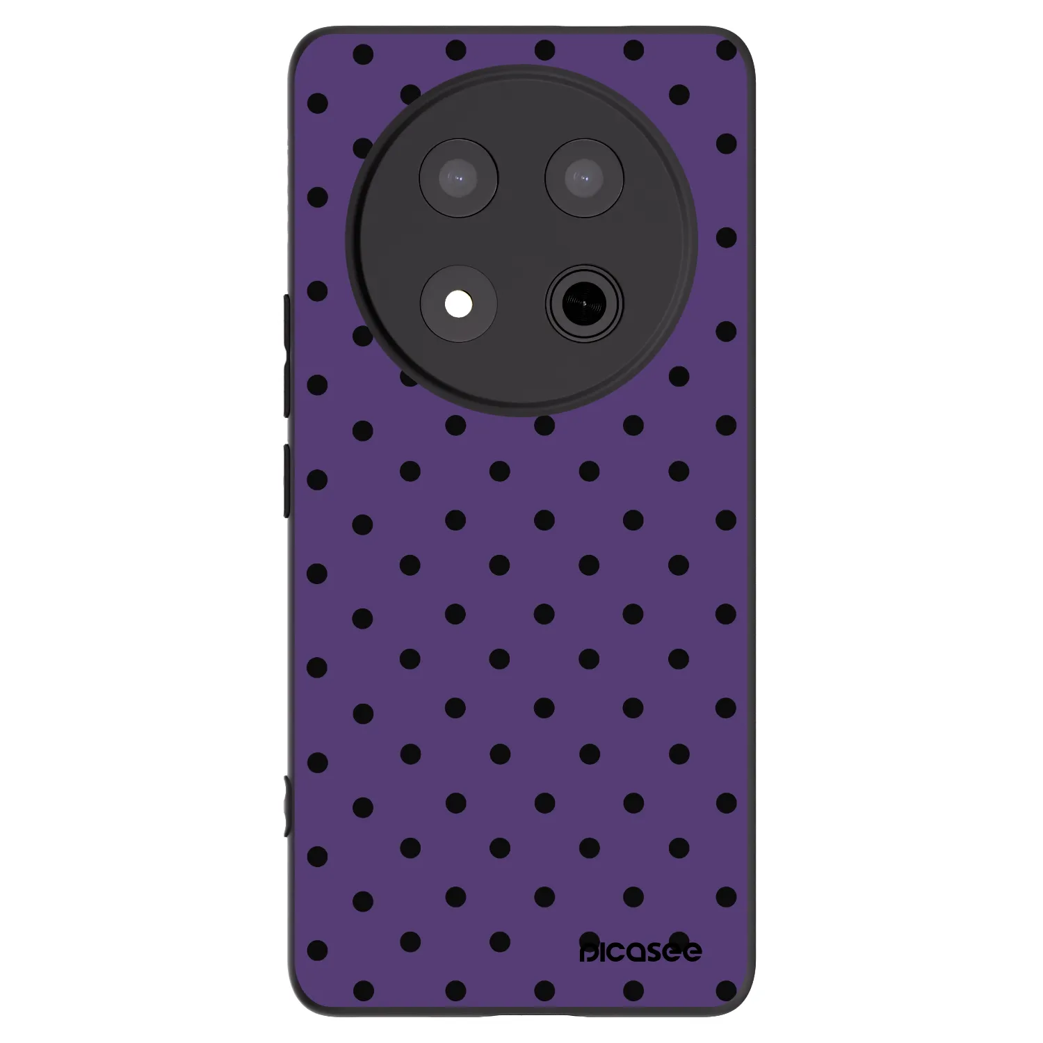 Picasee silikonski črni ovitek za Honor Magic7 Lite 5G - Flickers 2
