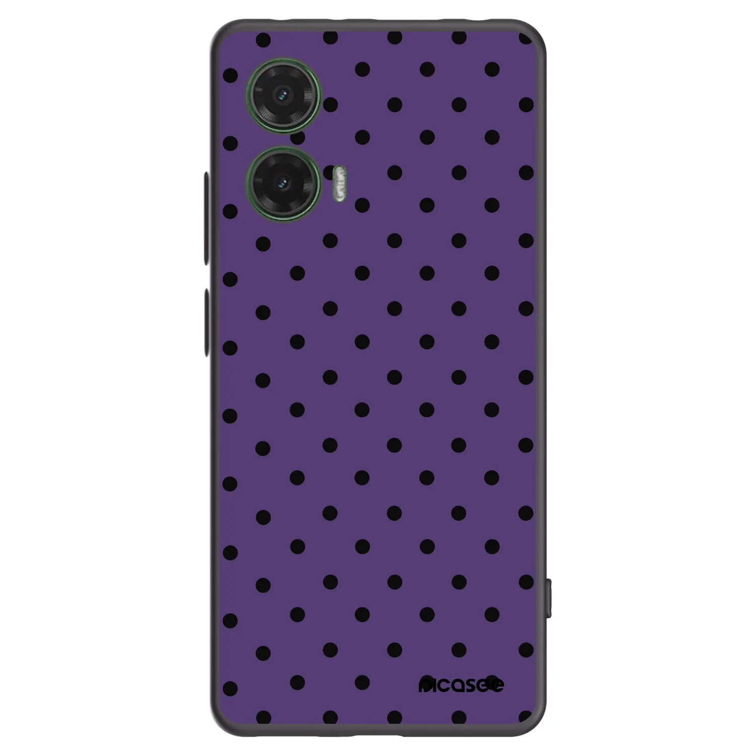 Picasee silikonski črni ovitek za Motorola Moto G35 5G - Flickers 2