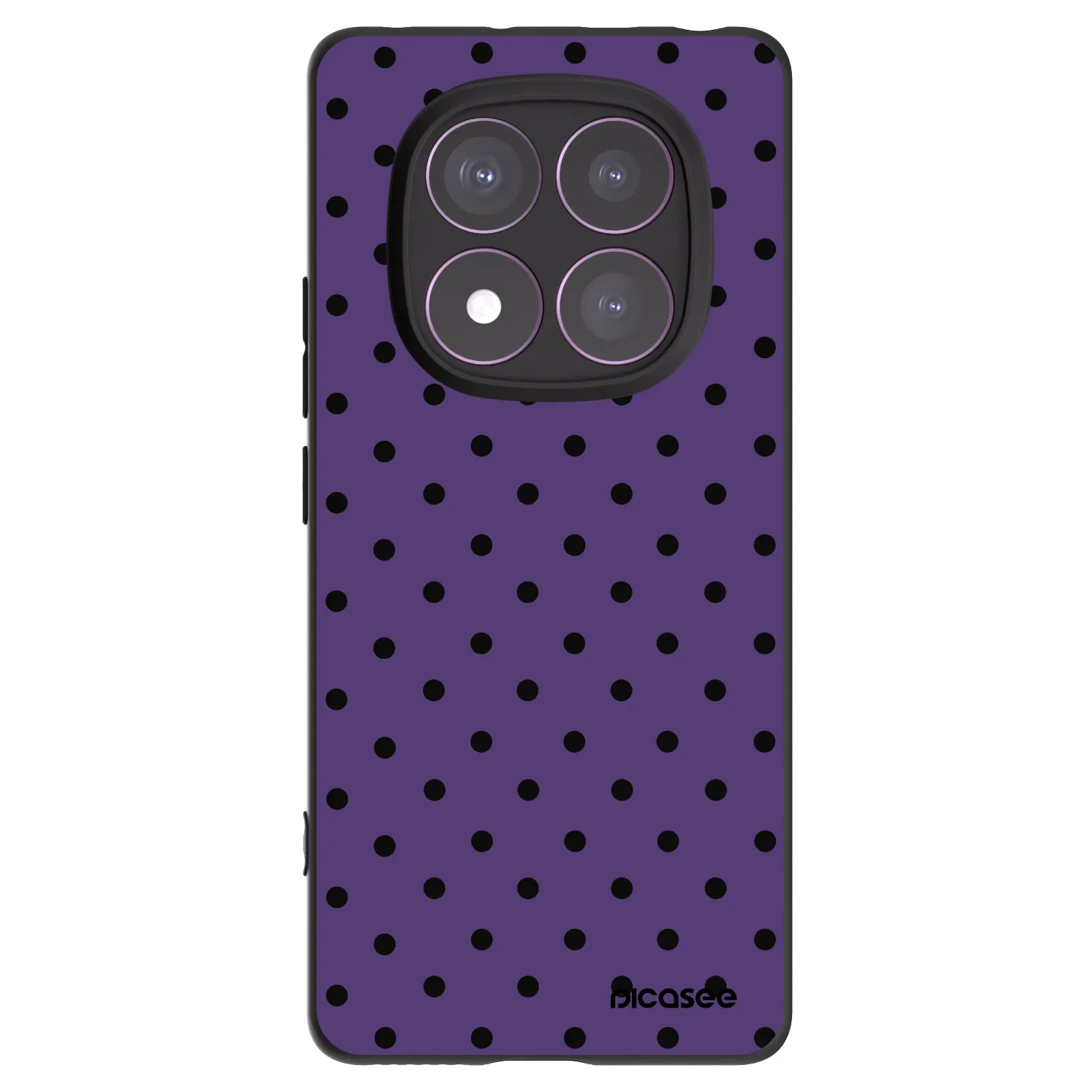 Picasee silikonski črni ovitek za Xiaomi Redmi Note 14 Pro 4G - Flickers 2