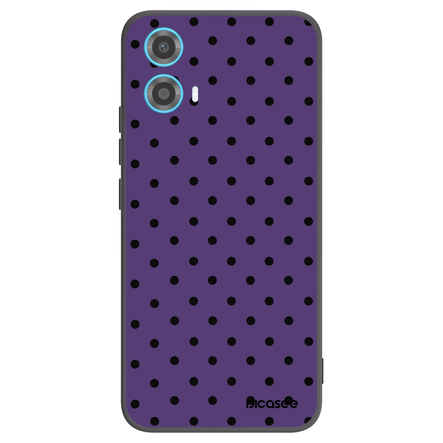 Picasee silikonski črni ovitek za Motorola Moto G34 5G - Flickers 2