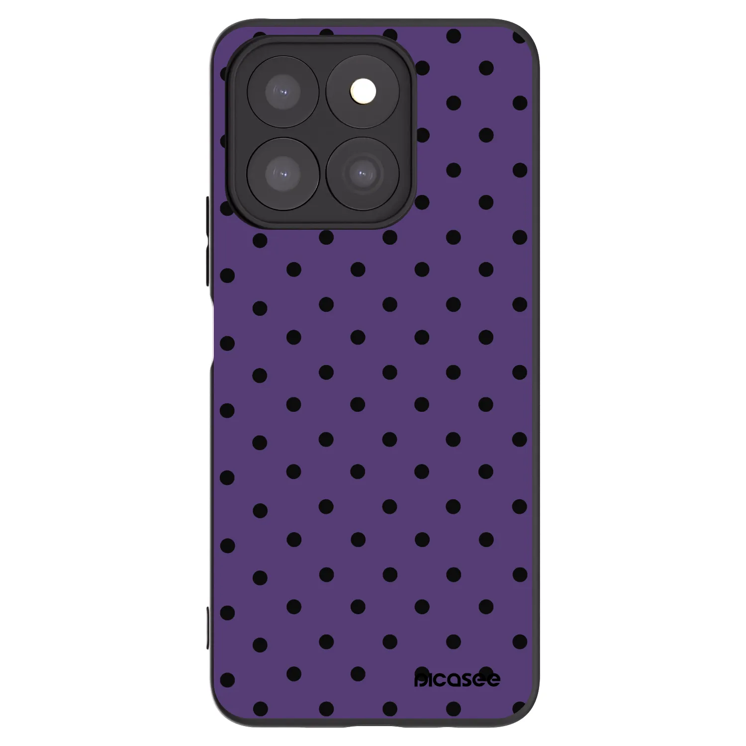 Picasee silikonski črni ovitek za Honor X8c - Flickers 2