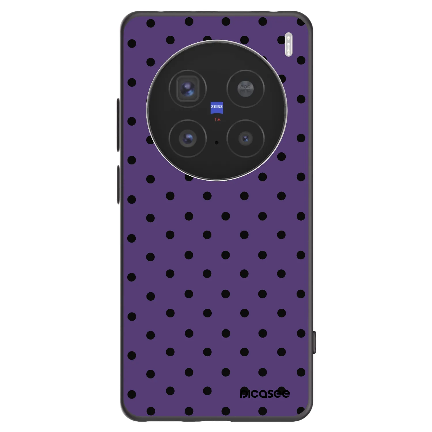 Picasee silikonski črni ovitek za Vivo X200 Pro - Flickers 2