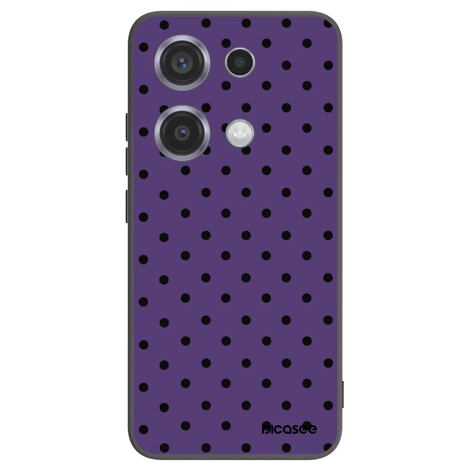 Picasee silikonski črni ovitek za Xiaomi Redmi Note 14S - Flickers 2
