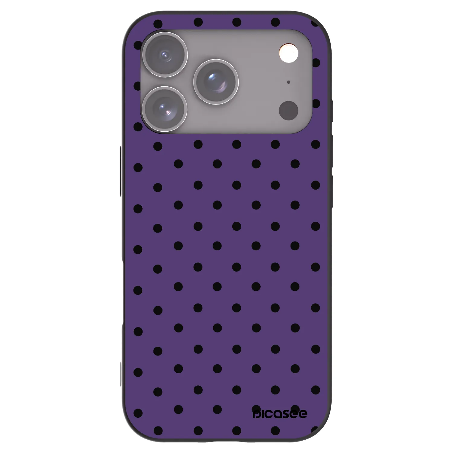 Picasee silikonski črni ovitek za Apple iPhone 17 Pro - Flickers 2