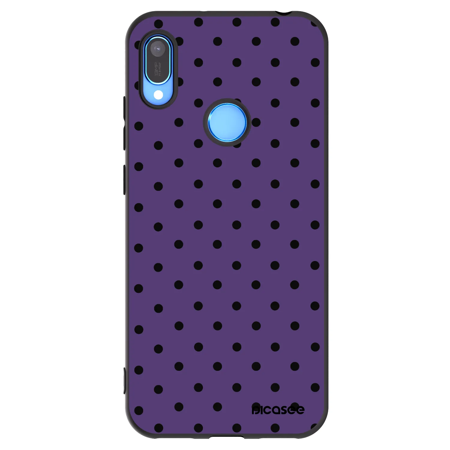 Picasee silikonski črni ovitek za Huawei Y6 2019 - Flickers 2
