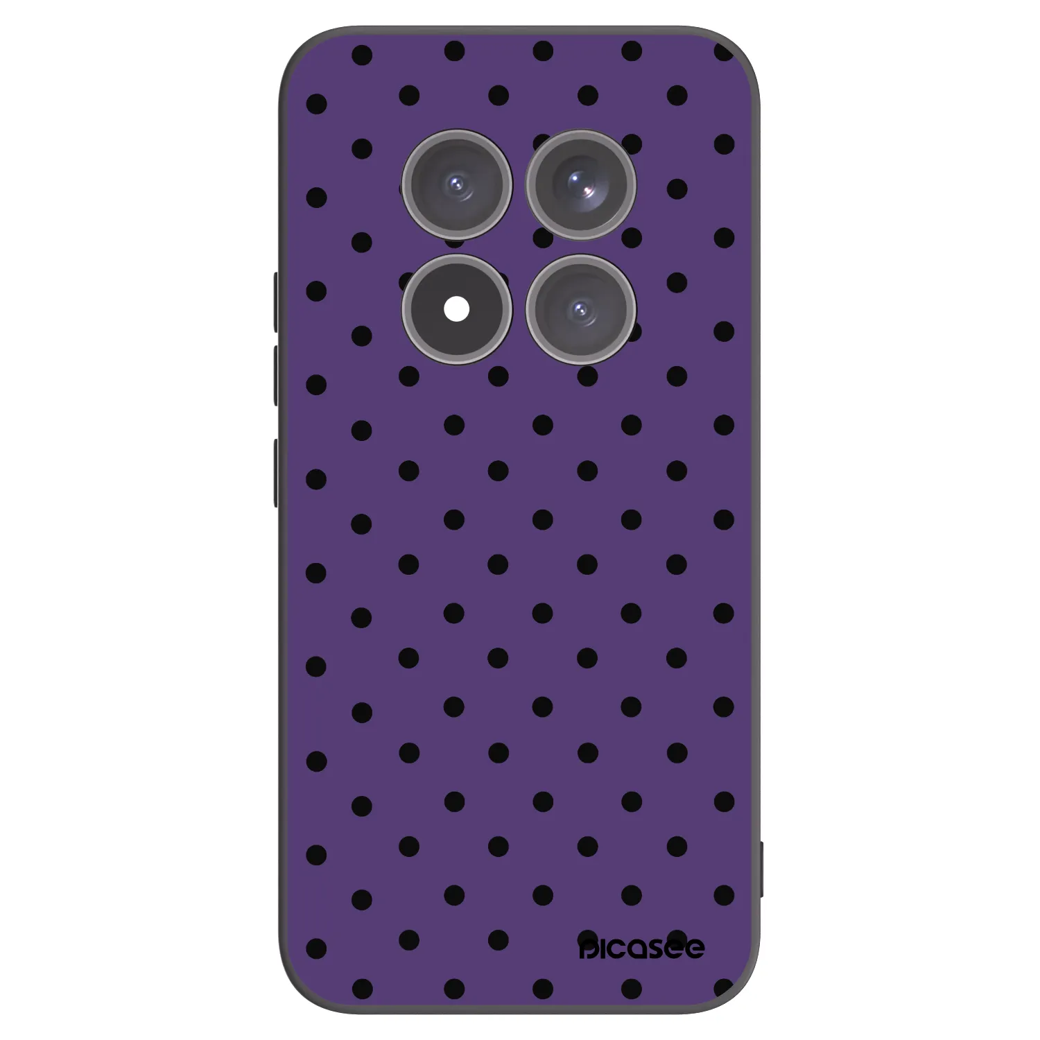 Picasee silikonski črni ovitek za Xiaomi Redmi Note 15 Pro+ - Flickers 2