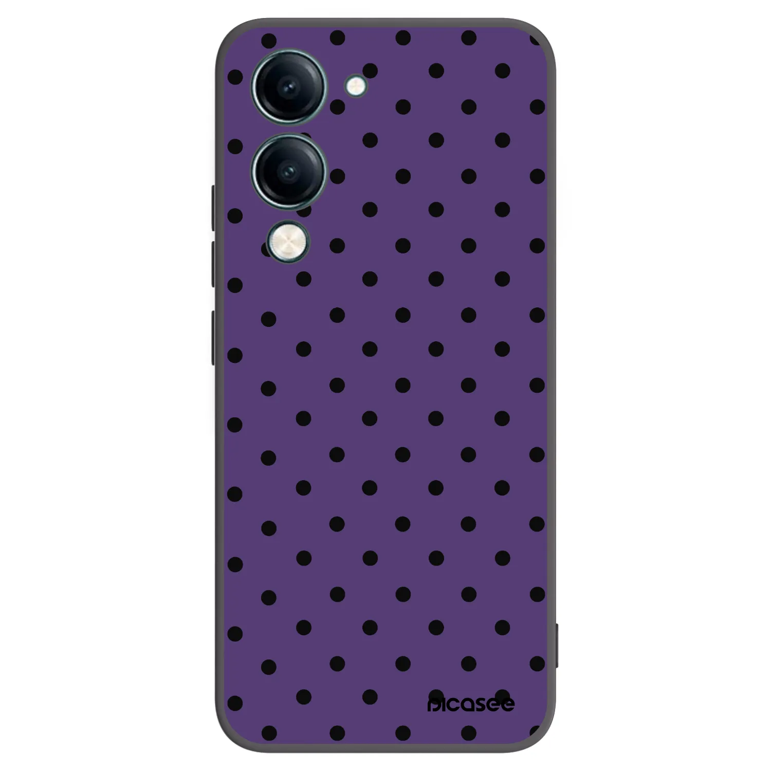 Picasee silikonski črni ovitek za Vivo Y29s 5G - Flickers 2