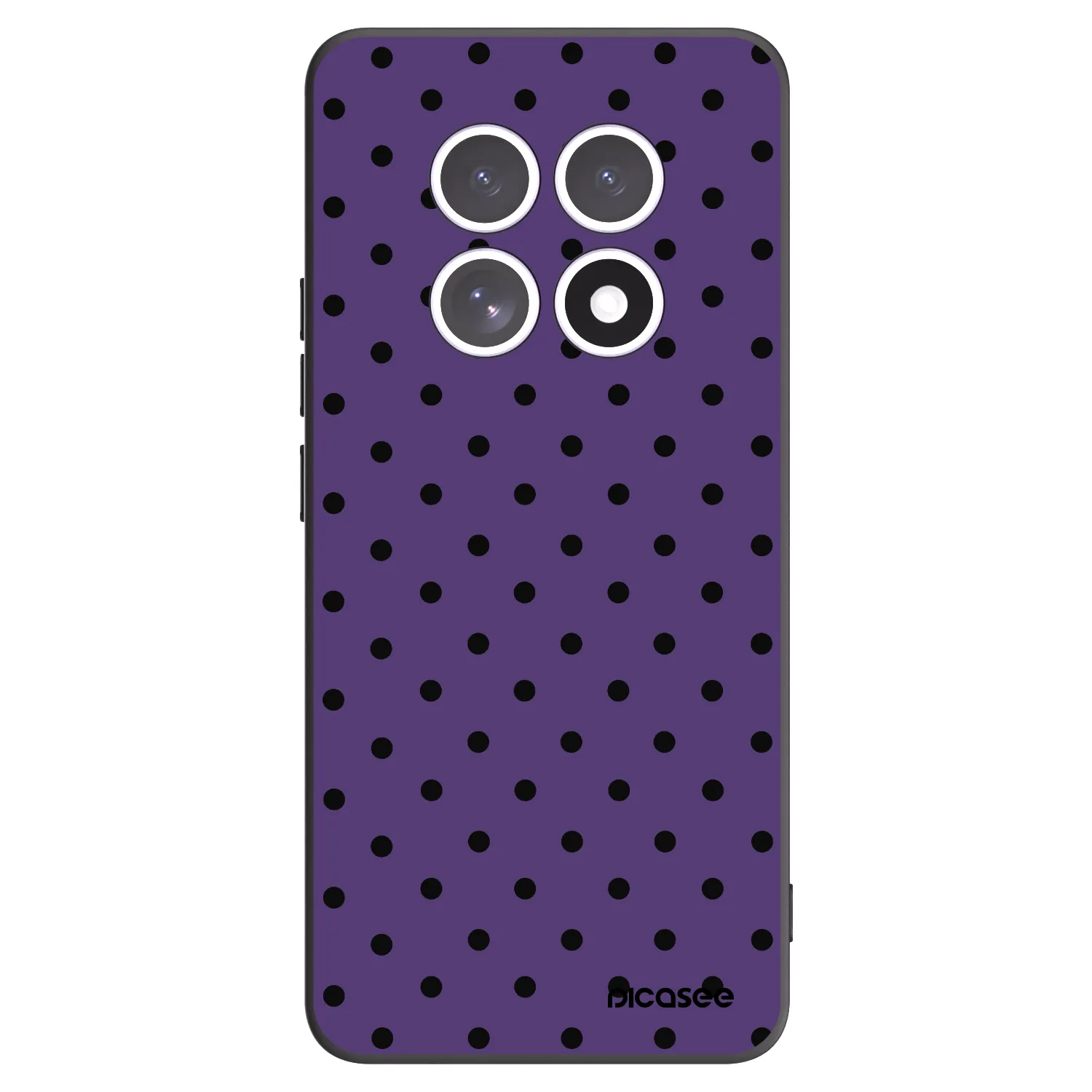 Picasee silikonski črni ovitek za Xiaomi Redmi Note 15 4G - Flickers 2
