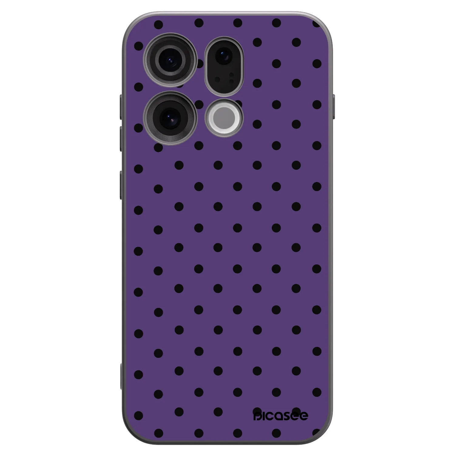 Picasee silikonski črni ovitek za OPPO Find X9 - Flickers 2