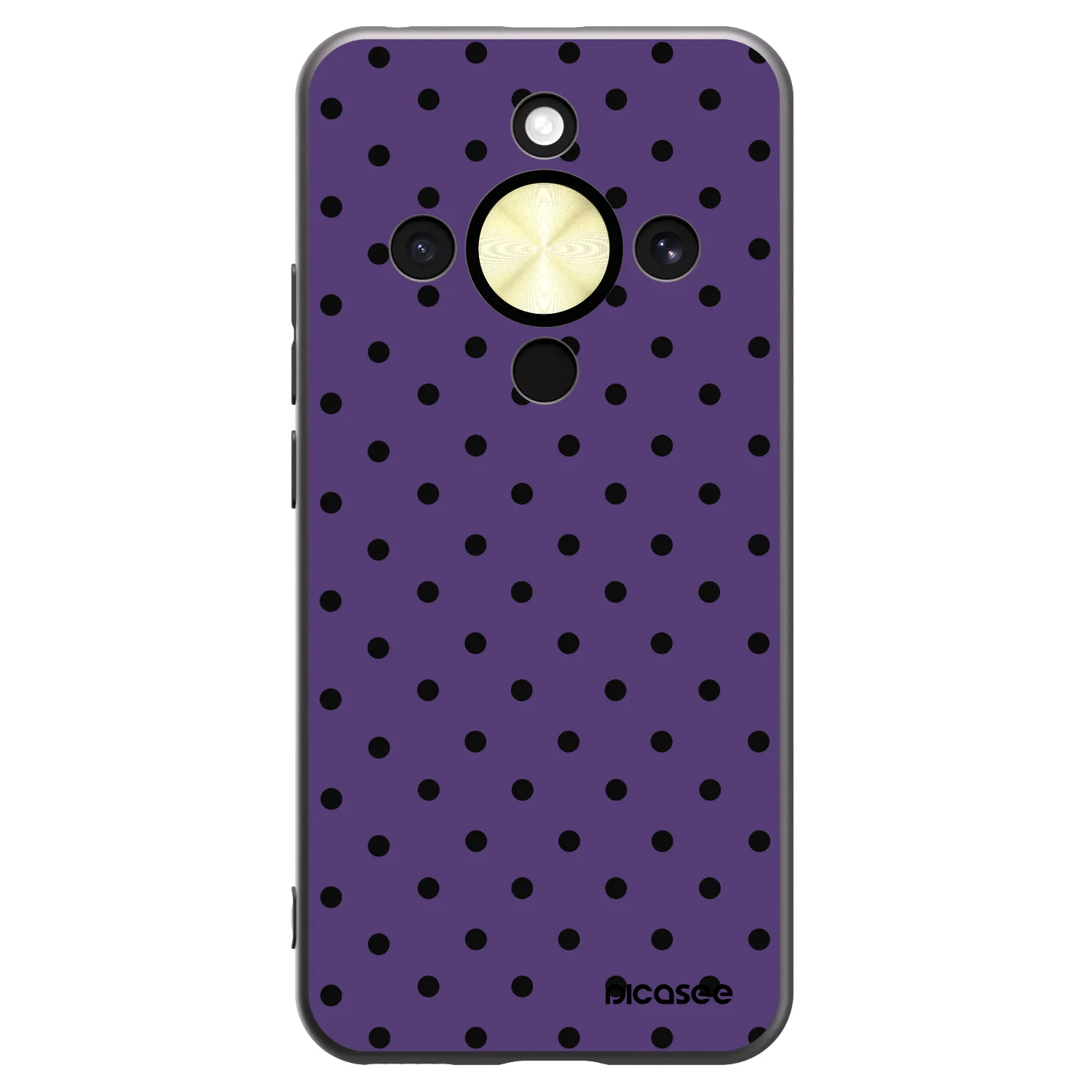 Picasee silikonski črni ovitek za Honor Magic8 Lite 5G - Flickers 2