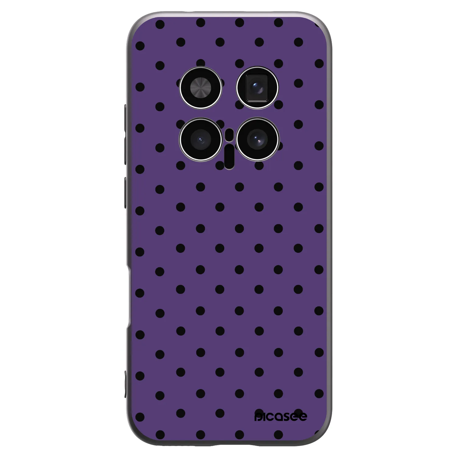 Picasee silikonski črni ovitek za Honor Magic8 Pro 5G - Flickers 2