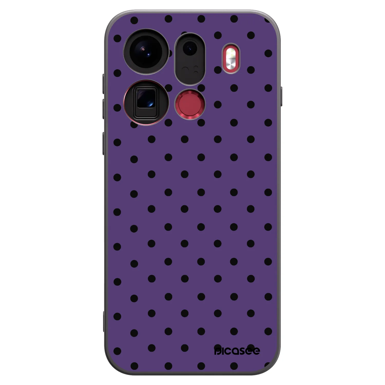 Picasee silikonski črni ovitek za OPPO Find X9 Pro - Flickers 2