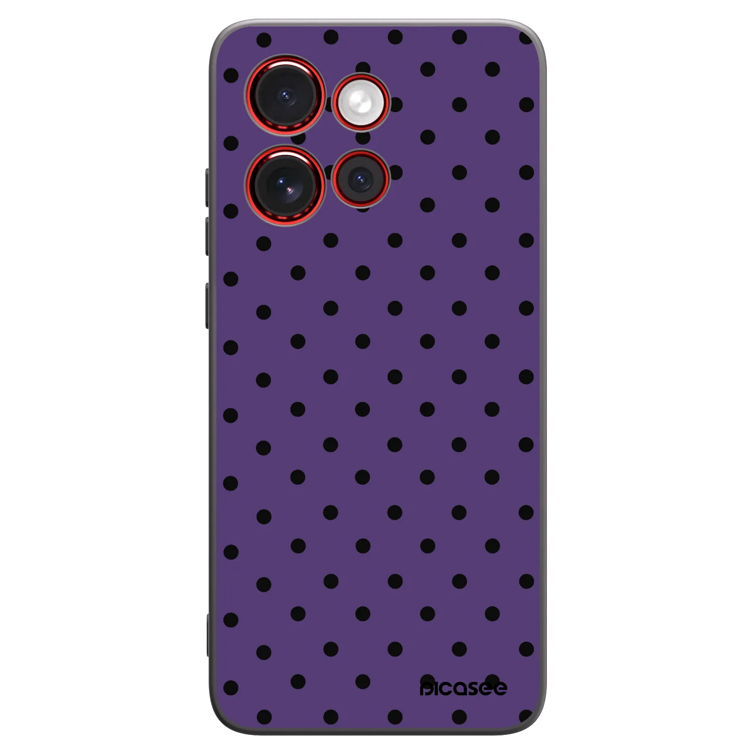Picasee silikonski črni ovitek za Motorola Edge 60 Neo 5G - Flickers 2