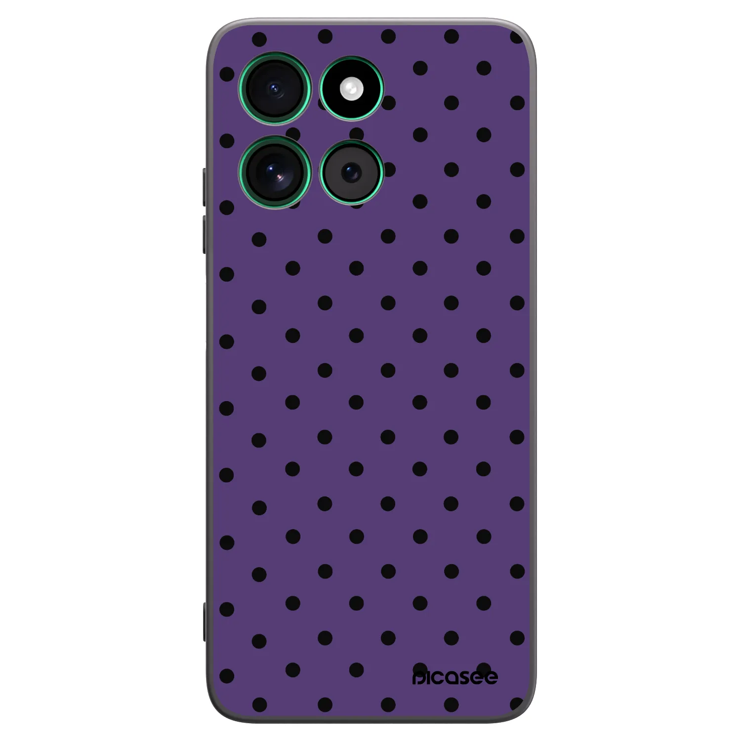 Picasee silikonski črni ovitek za Motorola Moto G57 Power - Flickers 2