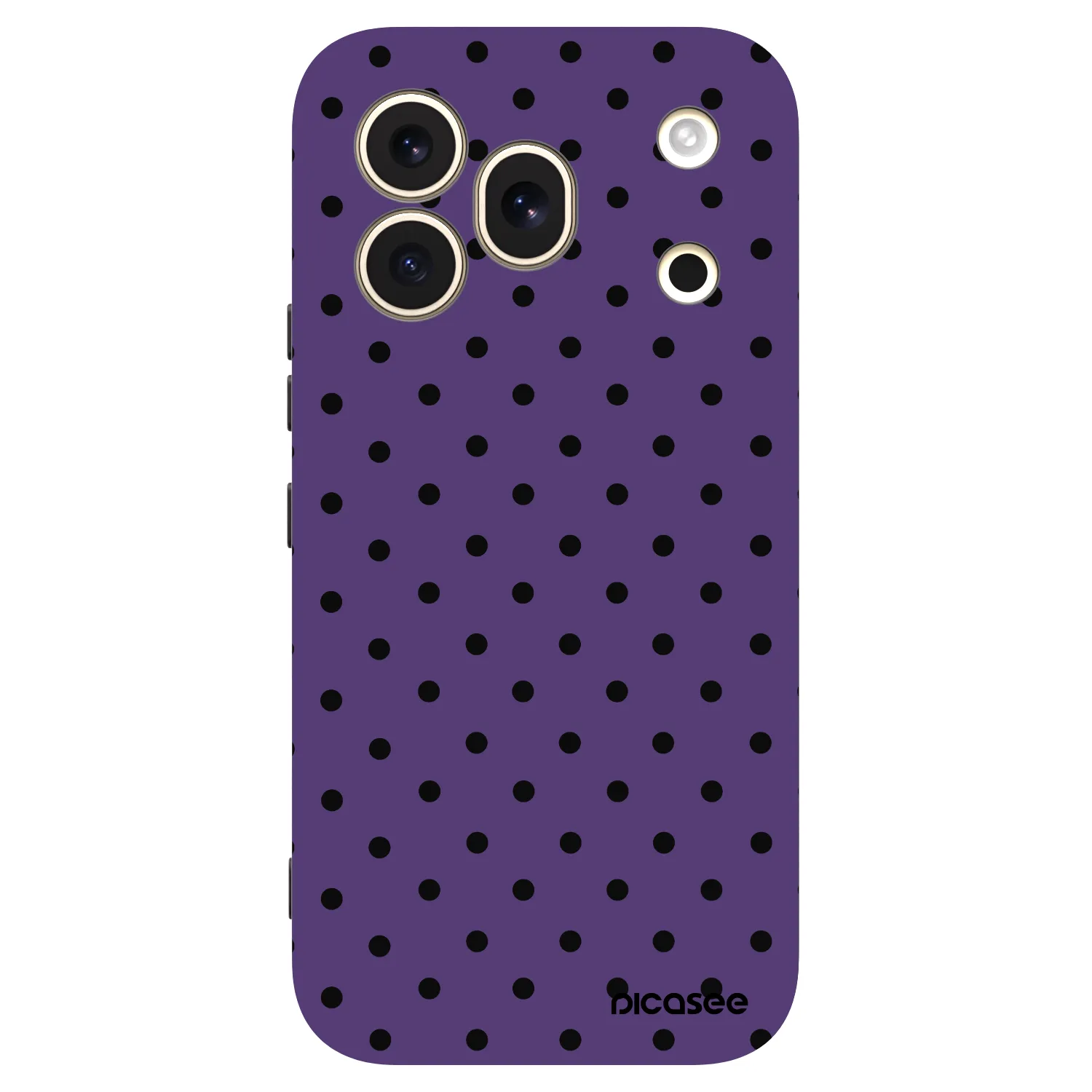 Picasee silikonski črni ovitek za Honor 600 Pro - Flickers 2
