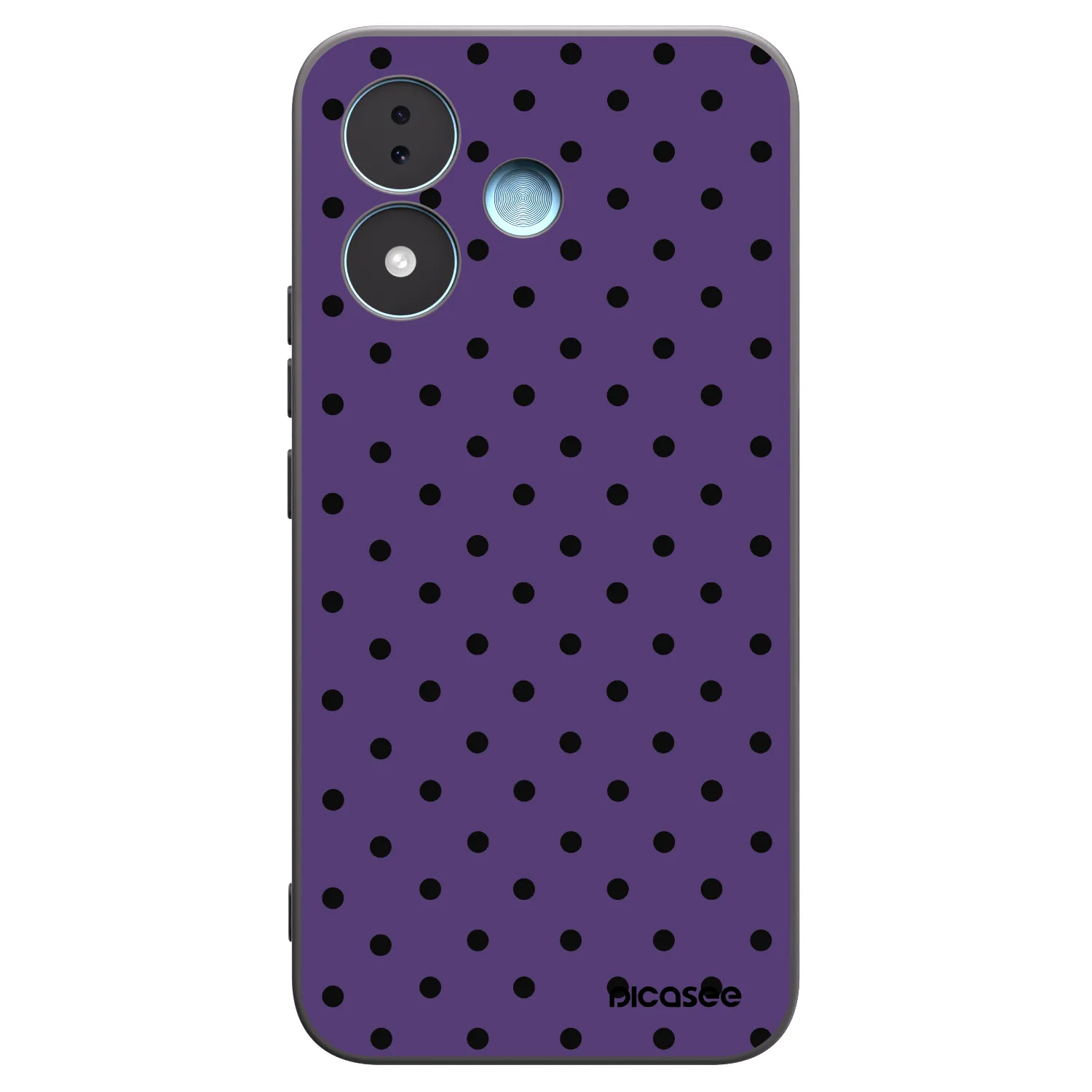 Picasee silikonski črni ovitek za Xiaomi Redmi Note 17 5G - Flickers 2