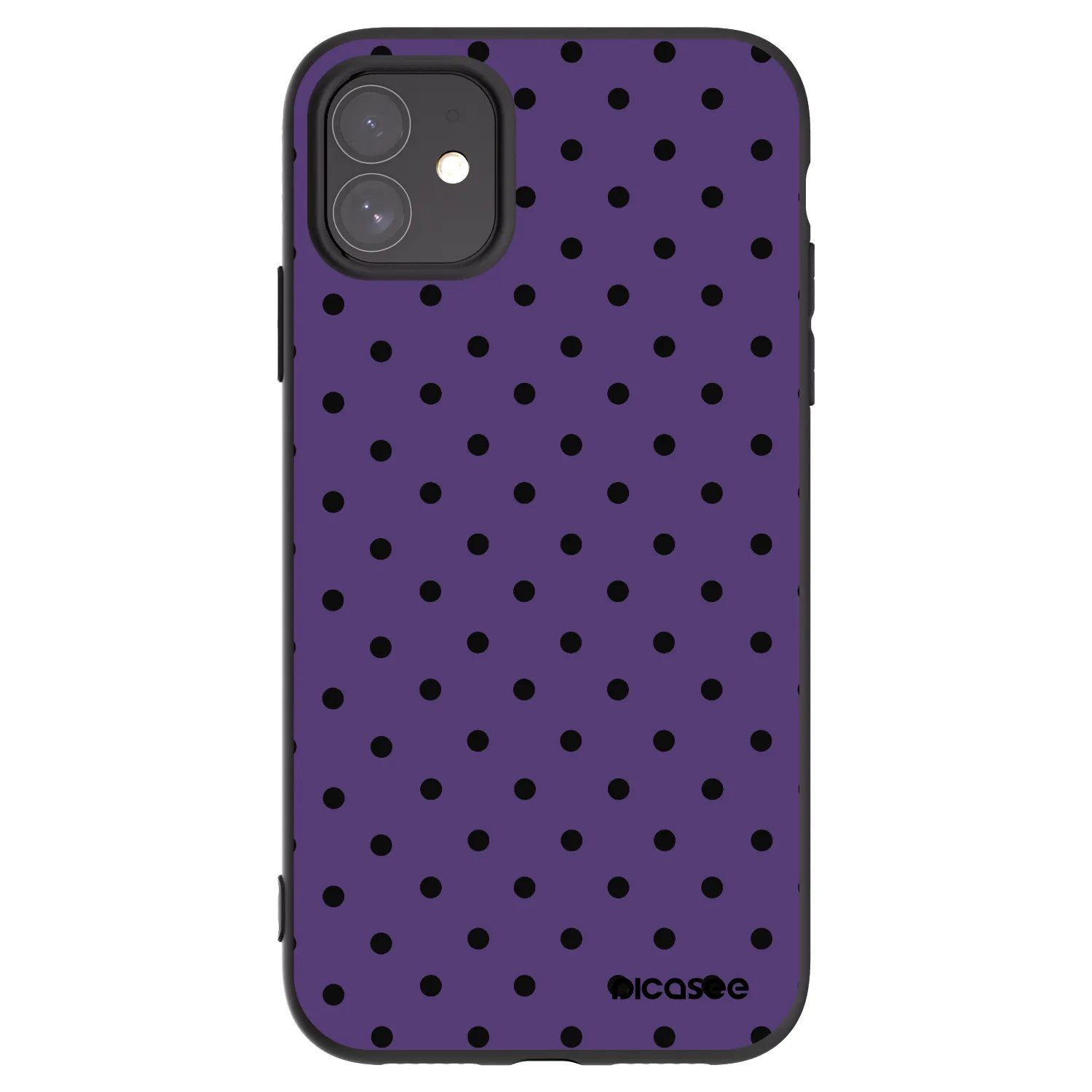 Picasee silikonski črni ovitek za Apple iPhone 11 - Flickers 2