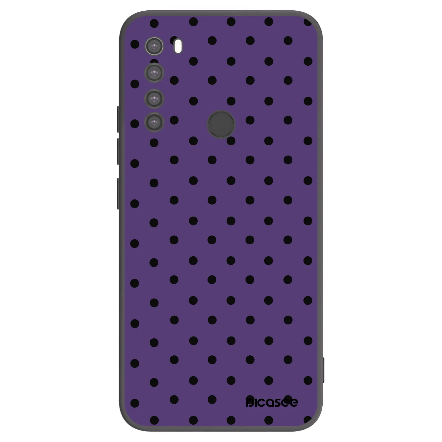 Picasee silikonski črni ovitek za Xiaomi Redmi Note 8 - Flickers 2