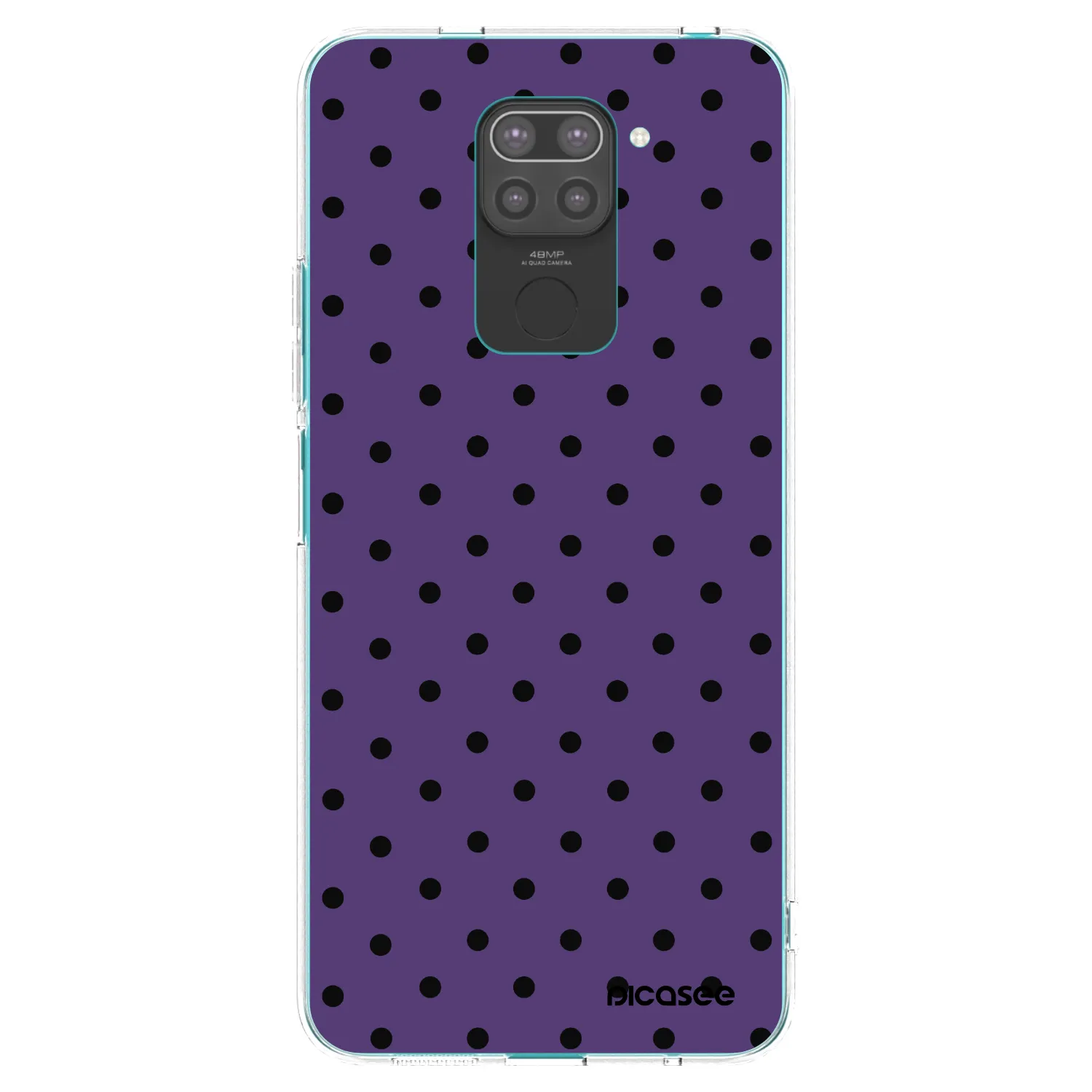 Picasee silikonski črni ovitek za Xiaomi Redmi Note 9 - Flickers 2