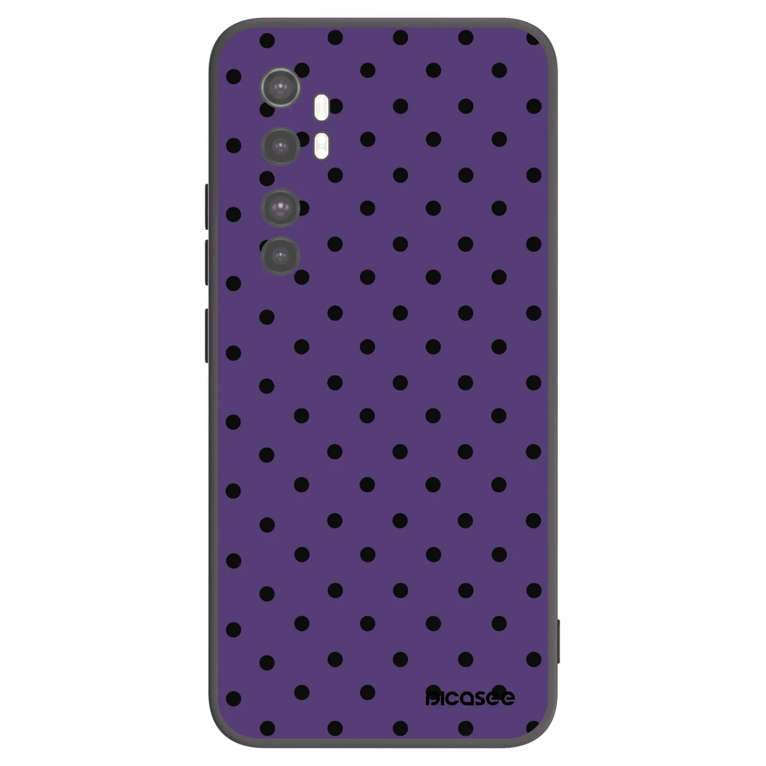 Picasee silikonski črni ovitek za Xiaomi Mi Note 10 Lite - Flickers 2