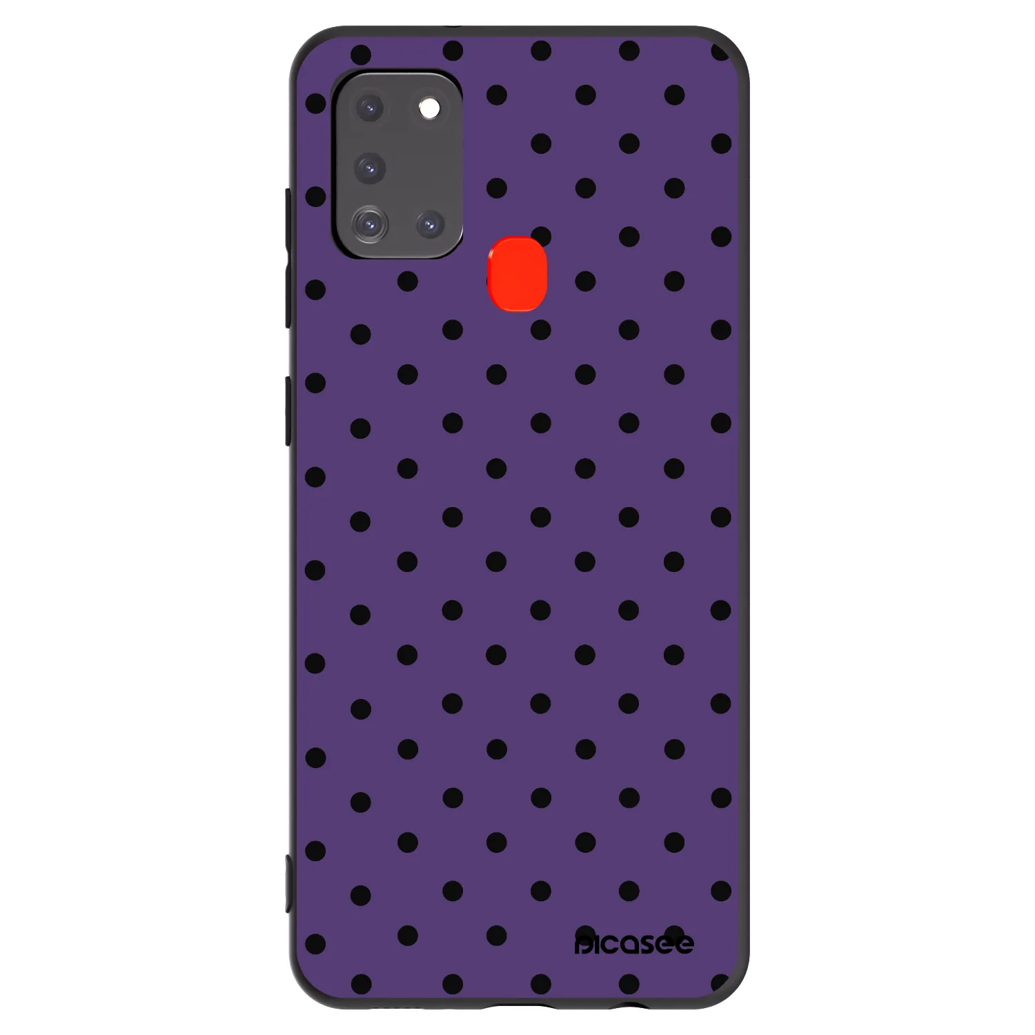 Picasee silikonski črni ovitek za Samsung Galaxy A21s - Flickers 2