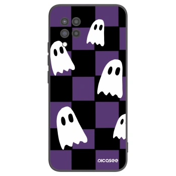 Picasee silikonski črni ovitek za Samsung Galaxy A42 A426B - Ghosts