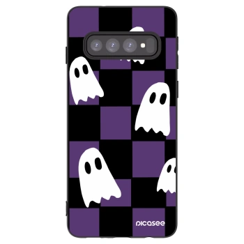 Picasee silikonski črni ovitek za Samsung Galaxy S10 G973 - Ghosts