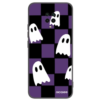 Picasee silikonski črni ovitek za Xiaomi Redmi Note 9S - Ghosts