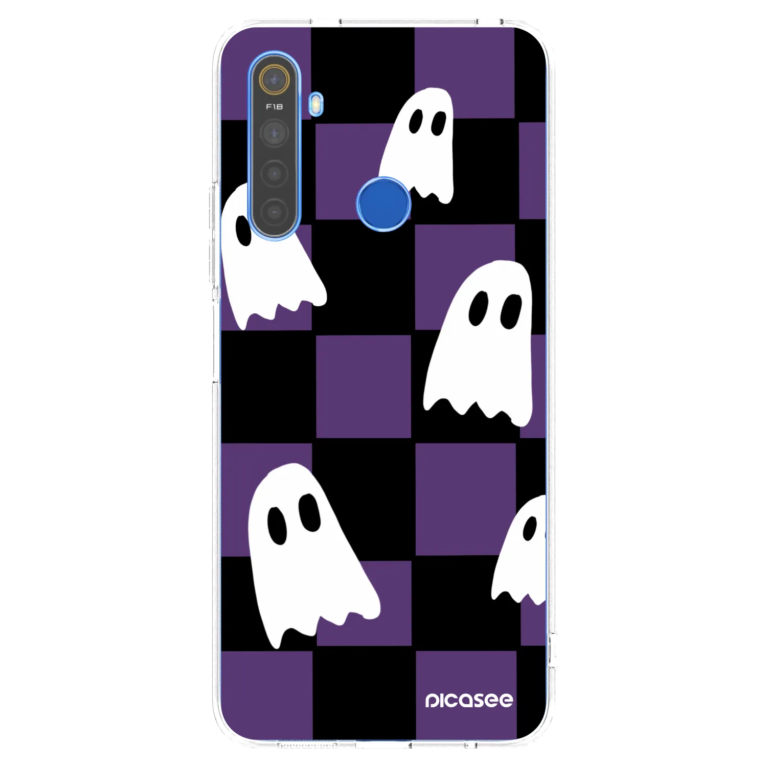 Picasee silikonski prozorni ovitek za Realme 5 - Ghosts