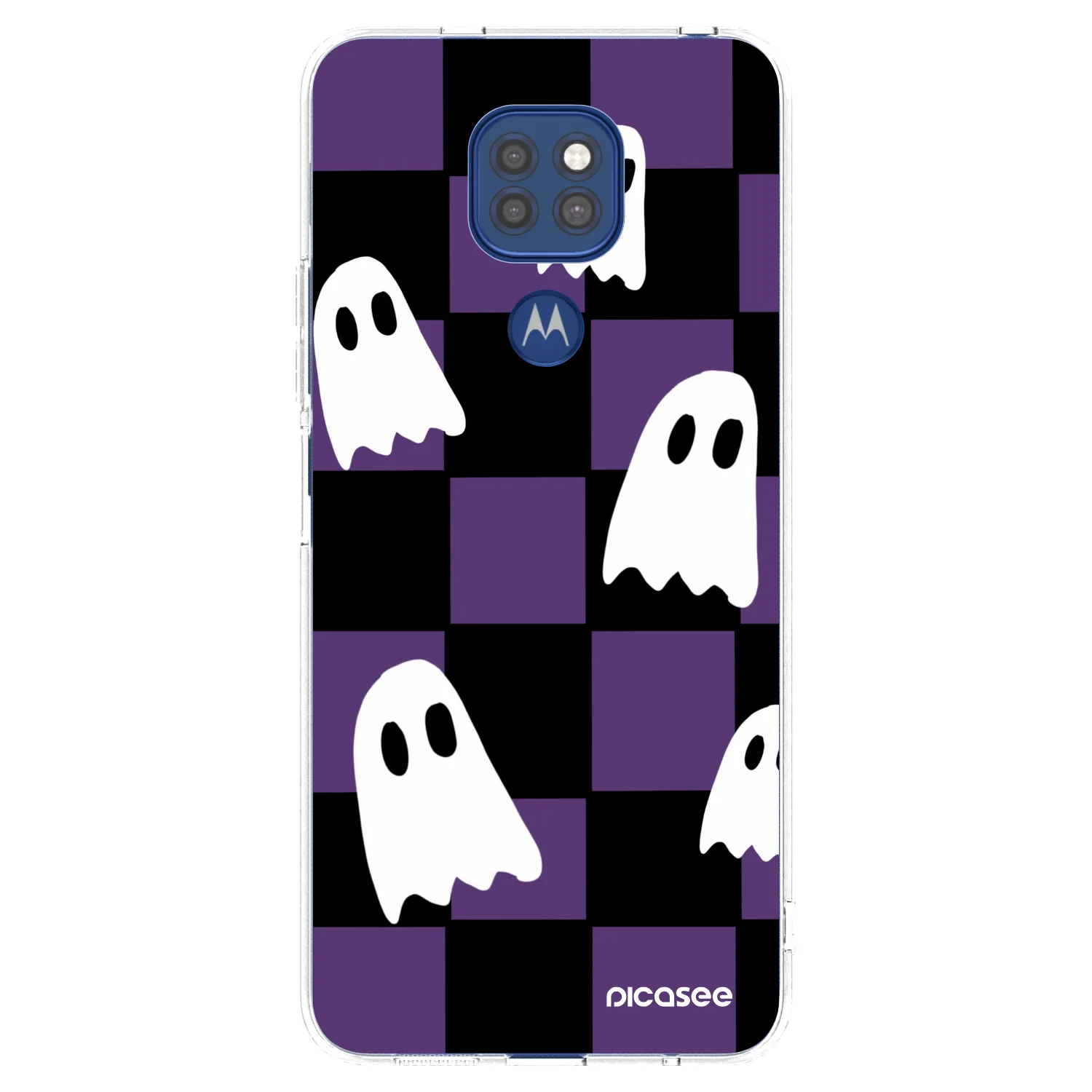 Picasee silikonski prozorni ovitek za Motorola Moto G9 Play - Ghosts