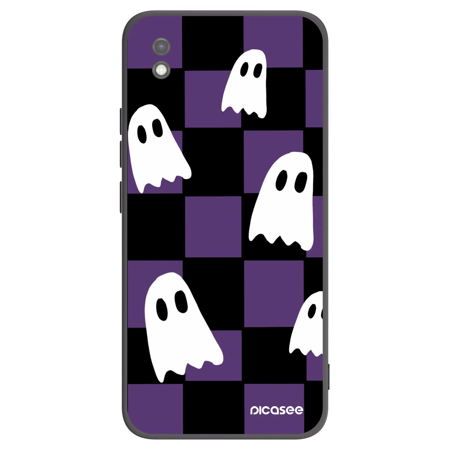 Picasee silikonski črni ovitek za Xiaomi Redmi 9AT - Ghosts