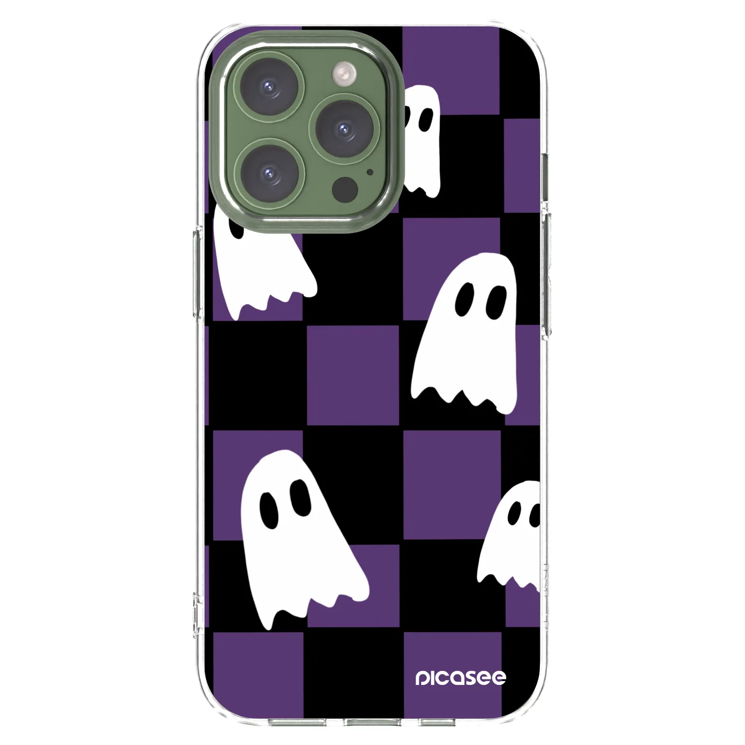 Picasee silikonski prozorni ovitek za Apple iPhone 13 Pro - Ghosts