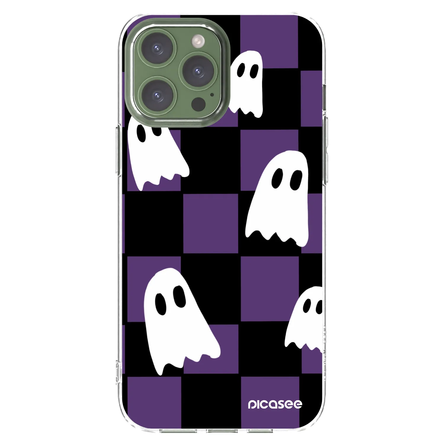 Picasee silikonski prozorni ovitek za Apple iPhone 13 Pro Max - Ghosts